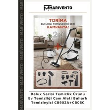 Delux Serisi Temizlik Ürünü Ev Temizliği Cam Aleti Buharlı Temizleyici CB902A+CB08C