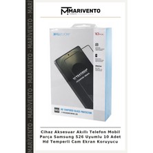 Cihaz Aksesuar Akıllı Telefon Mobil Parça Samsung S26 Uyumlu 10 Adet Hd Temperli Cam Ekran Koruyucu