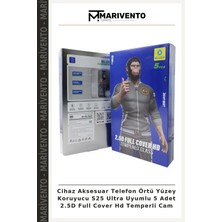 Cihaz Aksesuar Telefon Örtü Yüzey Koruyucu S25 Ultra Uyumlu 5 Adet 2.5d Full Cover Hd Temperli Cam