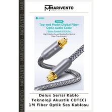 Delux Serisi Kablo Teknoloji Akustik Coteci 1m Fiber Optik Ses Kablosu