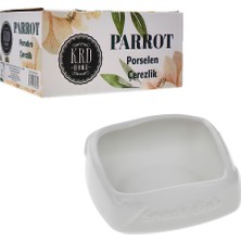 Krd Home Parrot Porselen Çerezlik KRD-8333 24'lü Paket