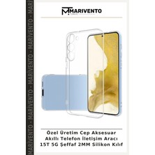 Özel Üretim Cep Aksesuar Akıllı Telefon Iletişim Aracı 15T 5g Şeffaf 2mm Silikon Kılıf