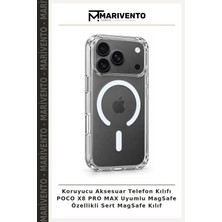 Koruyucu Aksesuar Telefon Kılıfı Poco X8 Pro Max Uyumlu Magsafe Özellikli Sert Magsafe Kılıf