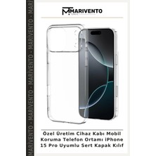 Özel Üretim Cihaz Kabı Mobil Koruma Telefon Ortamı iPhone 15 Pro Uyumlu Sert Kapak Kılıf