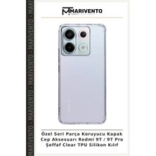 Özel Seri Parça Koruyucu Kapak Cep Aksesuarı Redmi 9t / 9t Pro Şeffaf Clear Tpu Silikon Kılıf