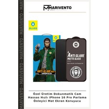 Özel Üretim Dokunmatik Cam Hassas Hızlı iPhone 16 Pro Parlama Önleyici Mat Ekran Koruyucu