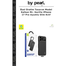 Özel Üretim Tasarım Model Kalkan Mr. Gorilla iPhone 17 Pro Uyumlu Slim Kılıf