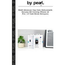 Mobil Aksesuar Cep Camı Dokunmatik Koruma Hd Corning iPhone 16 Pro / 17 Cam Ekran Koruyucu