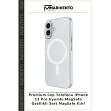 Premium Cep Telefonu iPhone 13 Pro Uyumlu Magsafe Özellikli Sert Magsafe Kılıf