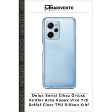 Delux Serisi Cihaz Örtüsü Kılıflar Arka Kapak Vivo Y70 Şeffaf Clear Tpu Silikon Kılıf