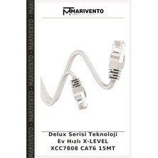 Delux Serisi Teknoloji Ev Hızlı X-Level XCC7808 Cat6 15MT