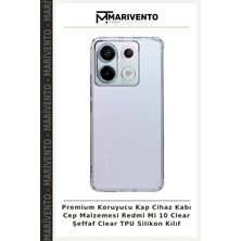 Premium Koruyucu Kap Cihaz Kabı Cep Malzemesi Redmi Mi 10 Clear Şeffaf Clear Tpu Silikon Kılıf