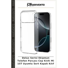 Delux Serisi Ekipman Telefon Parçası Cep Kılıfı Mi 15T Uyumlu Sert Kapak Kılıf
