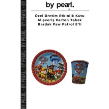 Özel Üretim Etkinlik Kutu Alışveriş Karton Tabak Bardak Paw Patrol 8’li