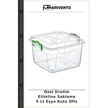 Özel Üretim Eliteline Saklama 6 Lt Eşya Kutu Ofis