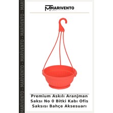 Premium Askılı Aranjman Saksı No 0 Bitki Kabı Ofis Saksısı Bahçe Aksesuarı