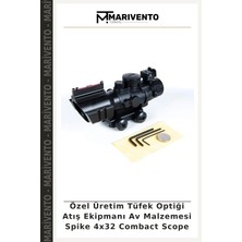 Özel Üretim Tüfek Optiği Atış Ekipmanı Av Malzemesi Spike 4X32 Combact Scope