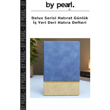 Delux Serisi Hatırat Günlük Iş Yeri Deri Hatıra Defteri