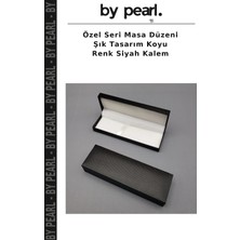 Özel Seri Masa Düzeni Şık Tasarım Koyu Renk Siyah Kalem