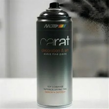 Caftra Carat Sprey Boya Metalik Siyah 400 ml