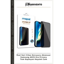Özel Seri Cihaz Koruyucu Aksesuar Samsung A02S Eco Privacy Tam Kaplayan Hayalet Cam