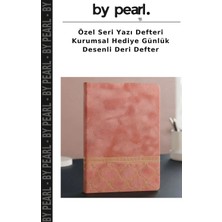 Özel Seri Yazı Defteri Kurumsal Hediye Günlük Desenli Deri Defter