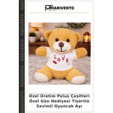 Özel Üretim Peluş Çeşitleri Özel Gün Hediyesi Tişörtlü Sevimli Oyuncak Ayı