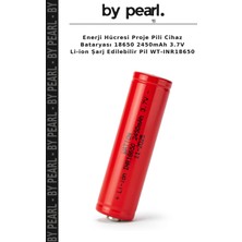 Enerji Hücresi Proje Pili Cihaz Bataryası 18650 2450MAH 3.7V Li-Ion Şarj Edilebilir Pil WT-INR18650