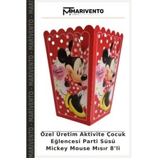 Özel Üretim Aktivite Çocuk Eğlencesi Parti Süsü Mickey Mouse Mısır 8’li