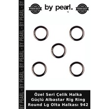 Özel Seri Çelik Halka Güçlü Albastar Rig Ring Round Lg Olta Halkası 942