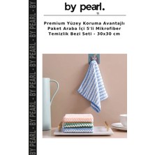 Premium Yüzey Koruma Avantajlı Paket Araba Içi 5'li Mikrofiber Temizlik Bezi Seti - 30X30 cm