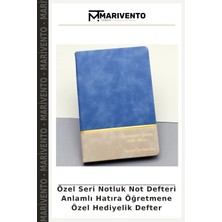 Özel Seri Notluk Not Defteri Anlamlı Hatıra Öğretmene Özel Hediyelik Defter