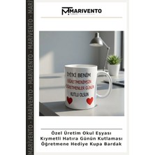 Özel Üretim Okul Eşyası Kıymetli Hatıra Günün Kutlaması Öğretmene Hediye Kupa Bardak