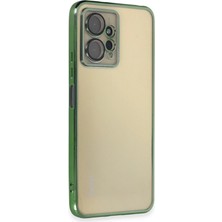 Efnaz Style Xiaomi Redmi Note 12 4g Kılıf Razer Lensli Silikon - Yeşil