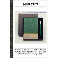 Premium Yazı Aracı Hatıra Objesi Kutulu Ürün Öğretmenler Gününe Özel Premium Hediye Seti