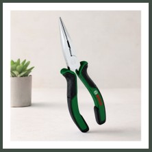 Bezos Kargaburun Pense 180 mm Uzun Uçlu Ergonomik Saplı Nhr