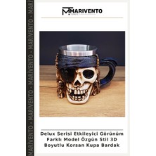 Delux Serisi Etkileyici Görünüm Farklı Model Özgün Stil 3D Boyutlu Korsan Kupa Bardak