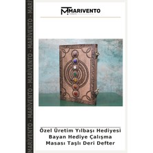 Özel Üretim Yılbaşı Hediyesi Bayan Hediye Çalışma Masası Taşlı Deri Defter