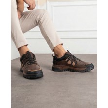 Enes Ayakkabıcılık Erkek Bağcık Detaylı Kalın Tabanlı Outdoor Spor Ayakkabı