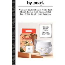 Premium Sevimli Bakım Minik Dost Xsmall Beden Evcil Hayvan Kilot Bez - Ultra Emici - Hızlı Kuruyan