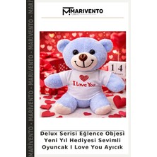 Delux Serisi Eğlence Objesi Yeni Yıl Hediyesi Sevimli Oyuncak I Love You Ayıcık