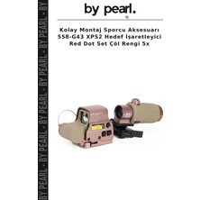 Kolay Montaj Sporcu Aksesuarı 558-G43 Xps2 Hedef Işaretleyici Red Dot Set Çöl Rengi 5x