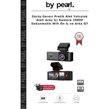 Sürüş Gereci Pratik Alet Yolculuk Aleti Araç Içi Kamera 1080P Dokunmatik Wifi Ön Iç ve Arka Q7