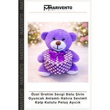 Özel Üretim Sevgi Dolu Şirin Oyuncak Anlamlı Hatıra Sevimli Kalp Kutulu Peluş Ayıcık