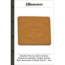 Kombin Parçası Bere Arması Kullanışlı Armalar Single Sword Özel Kuvvetler Plastik Patch - Peç