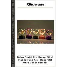 Delux Serisi Buz Dolapı Süsü Magnet Göz Alıcı Dekoratif Obje Dekor Parçası