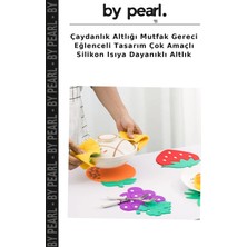 Çaydanlık Altlığı Mutfak Gereci Eğlenceli Tasarım Çok Amaçlı Silikon Isıya Dayanıklı Altlık