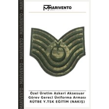 Özel Üretim Askeri Aksesuar Görev Gereci Üniforma Arması Rütbe Y.tsk Eğitim (Nakış)