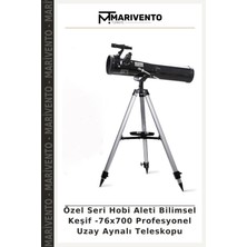 Özel Seri Hobi Aleti Bilimsel Keşif -76X700 Profesyonel Uzay Aynalı Teleskopu