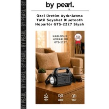 Özel Üretim Aydınlatma Tatil Seyahat Bluetooth Hoparlör GTS-2227 Siyah